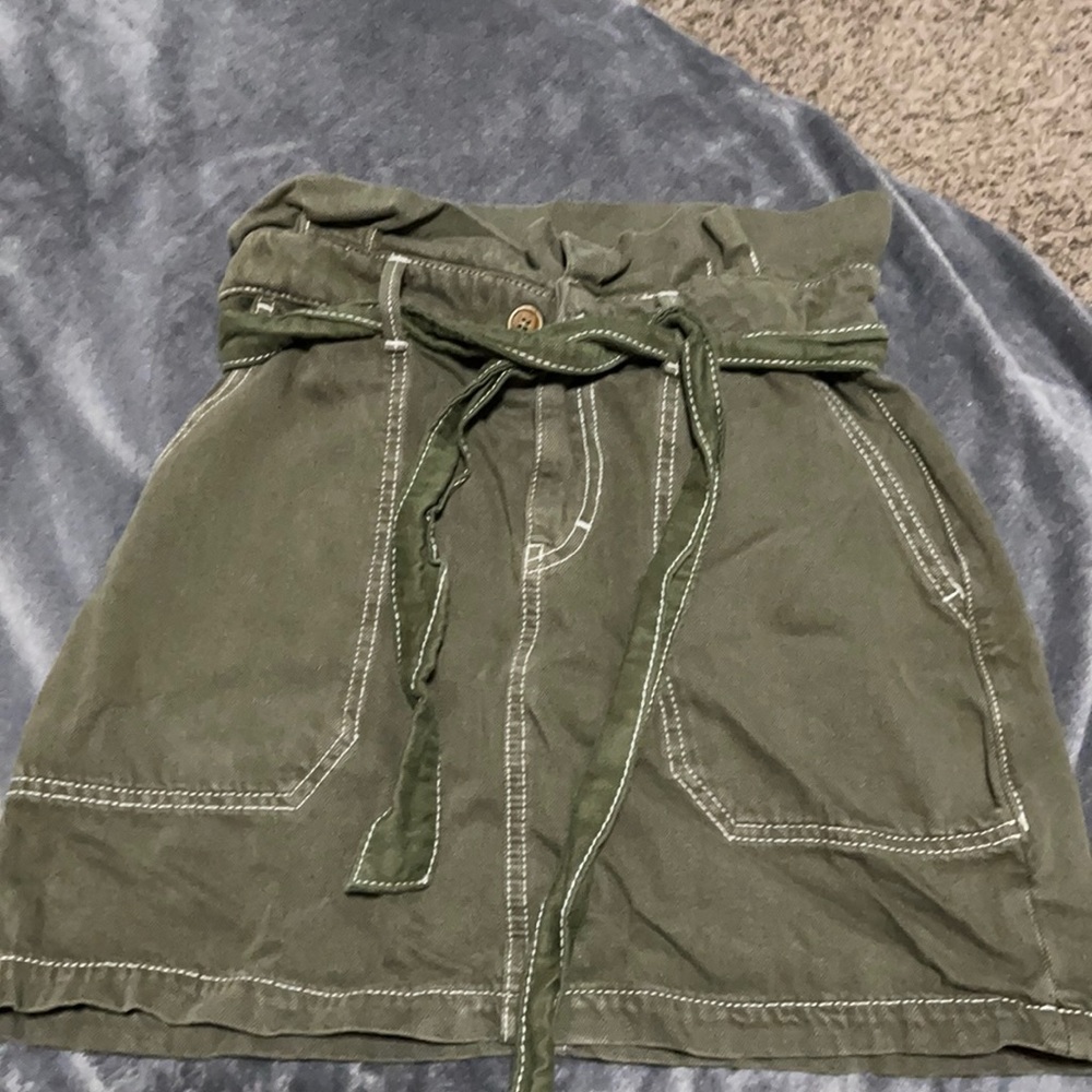 free people paper bag skirt